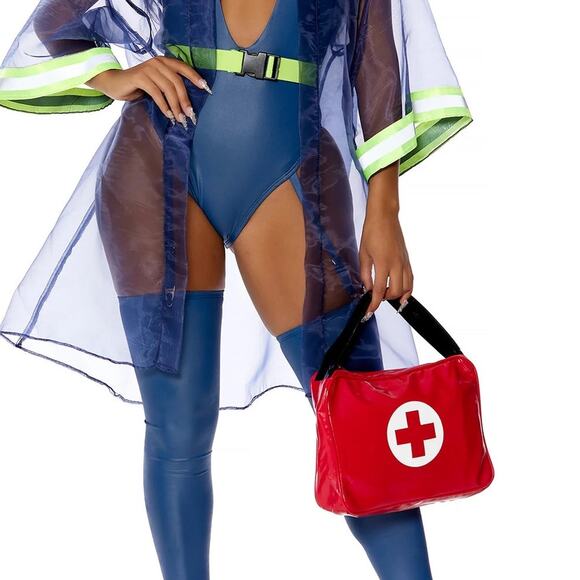 NEW Forplay What's the 911 EMT Sexy Halloween Costume Size Small Medium - Picture 3 of 8